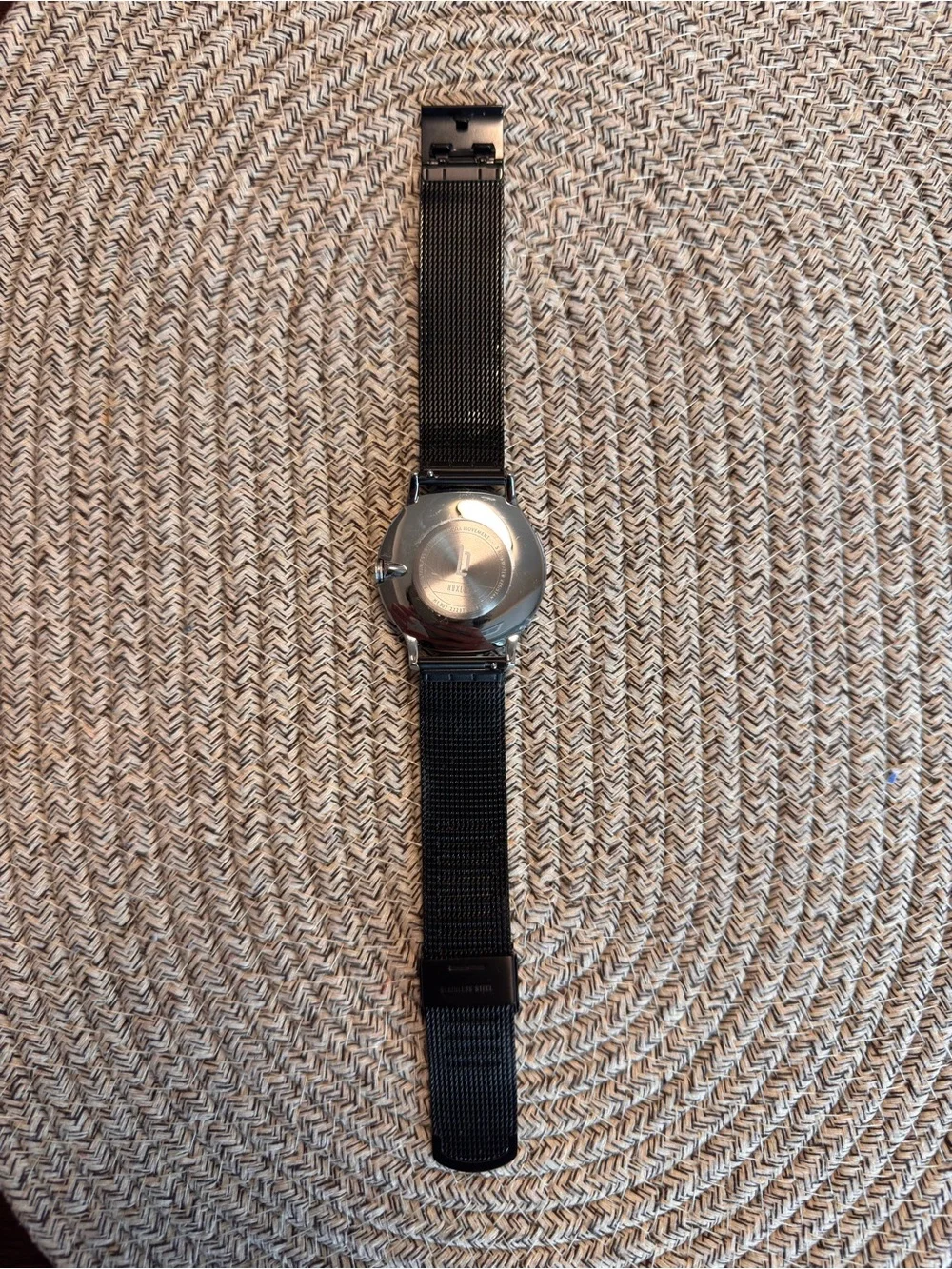 Lilienthal Berlin Huxley - Black Mesh Strap Men's Watch
